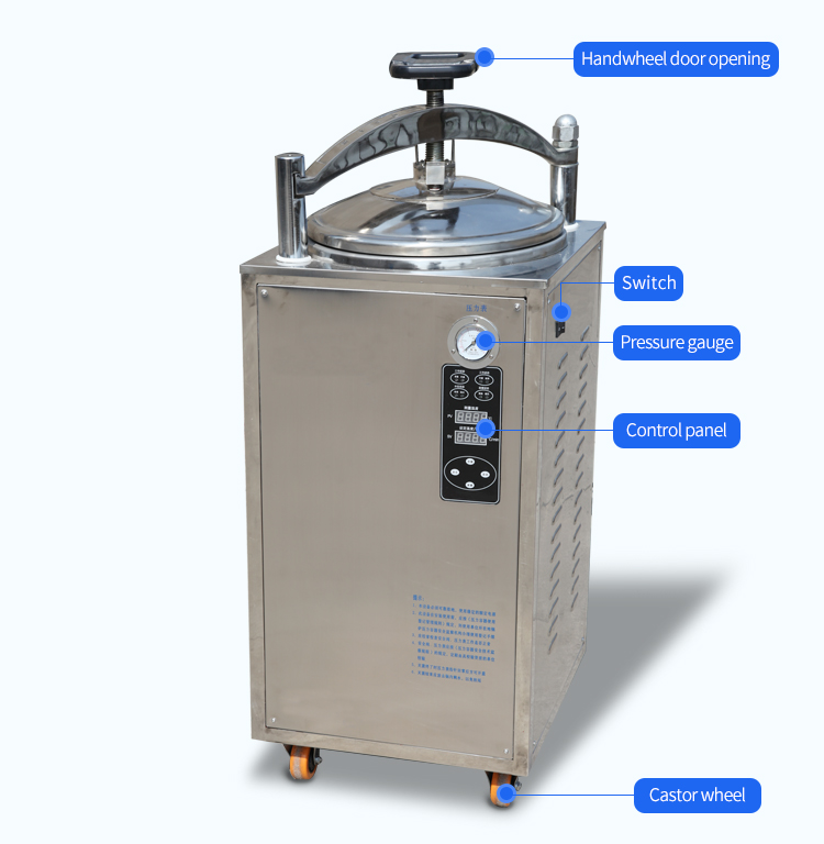 Autoclave esterilizador de 50 litros, tipo vertical, gran oferta para  hospital, clínica, laboratorio - AliExpress